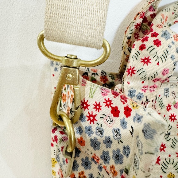 Cath Kidston cotton Artist Kingdom Ditsy Mini Sidekick shoulder bag EUC - Picture 10 of 15
